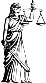 Iustitia - az igazságosság és a jog istennője