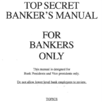 Top Secret Banker's Manual