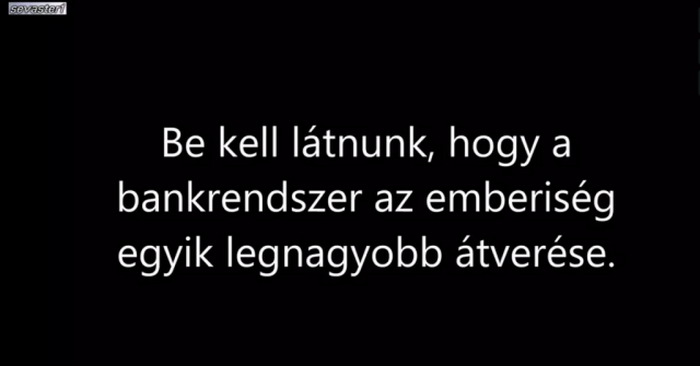 Az Élet bankok, kamatok, kormányok és pártok nélkül