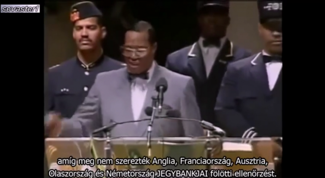 Rothschild, a FED és a háború - Louis Farrakhan 